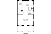 Cottage Style House Plan - 2 Beds 1.5 Baths 746 Sq/Ft Plan #915-5 