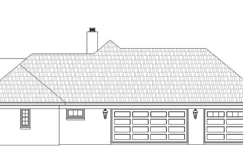 House Design - Exterior - Other Elevation for Southern House Plan #932-1289 - 3 bed, 2.5 bath