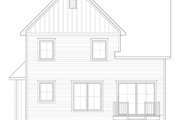 European Style House Plan - 3 Beds 1.5 Baths 1496 Sq/Ft Plan #23-281 