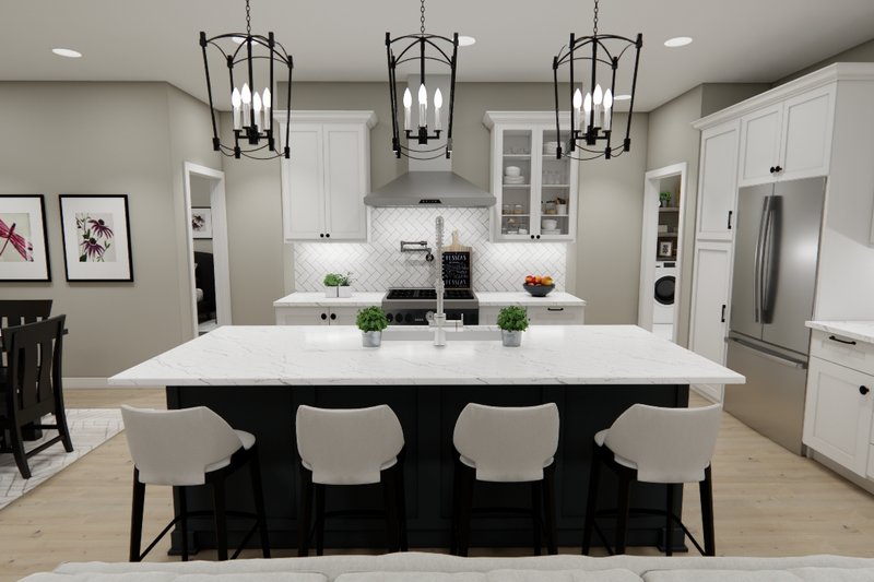 House Plan Design - Interior - Kitchen 1 for Craftsman House Plan #51-1414 - 4 bed, 3.5 bath