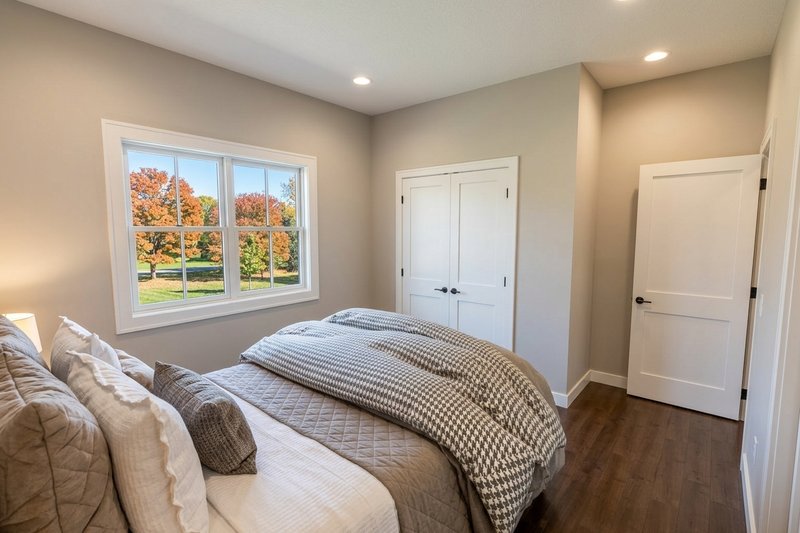 House Design - Interior - Bedroom 1 for Farmhouse House Plan #51-1534 - 3 bed, 2.5 bath