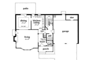 Traditional Style House Plan - 3 Beds 2.5 Baths 2184 Sq/Ft Plan #36-258 