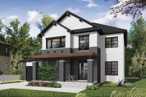Exterior - Front Elevation 4 for Craftsman House Plan #23-2659 - 4 bed, 3 bath