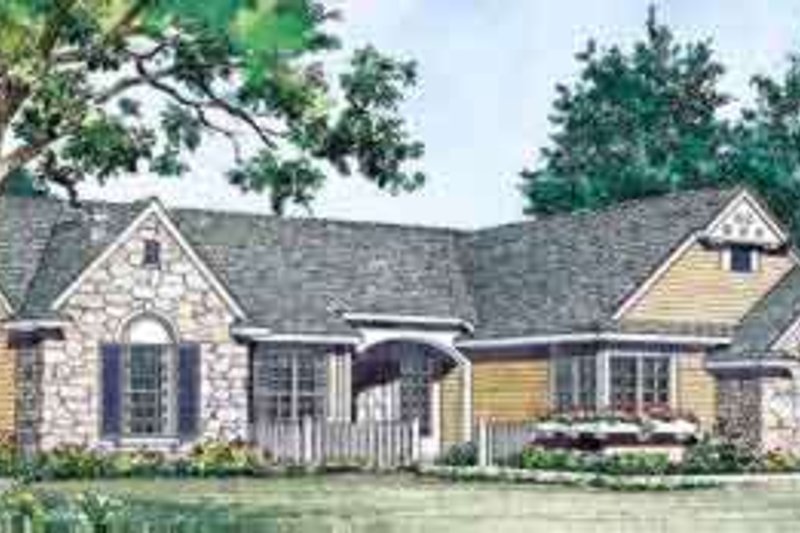 Dream House Plan - Traditional Exterior - Front Elevation Plan #72-451