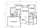 Traditional Style House Plan - 4 Beds 3 Baths 2911 Sq/Ft Plan #67-325 