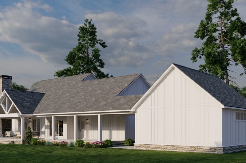 Dream House Plan - Exterior - Other Elevation 3 for Farmhouse House Plan #923-369 - 3 bed, 2.5 bath
