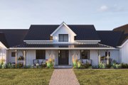 Farmhouse Style House Plan - 4 Beds 3.5 Baths 3680 Sq/Ft Plan #455-706 Exterior 