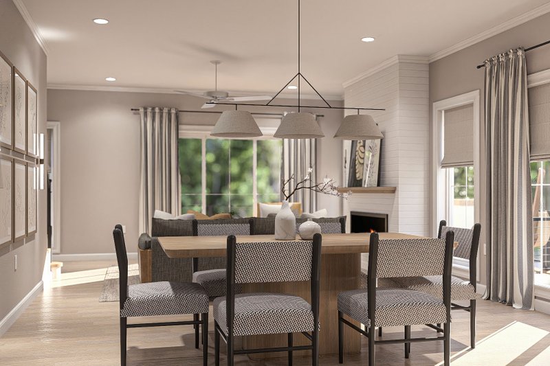 Home Plan - Interior - Dining Room 1 for Farmhouse House Plan #455-409 - 3 bed, 2.5 bath
