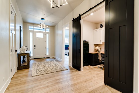 Interior - Entry 2 for Craftsman House Plan #124-1256 - 2 bed, 2 bath