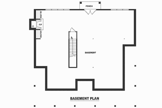 Floor Plan - Other Floor for Southern House Plan #81-291 - 3 bed, 2 bath