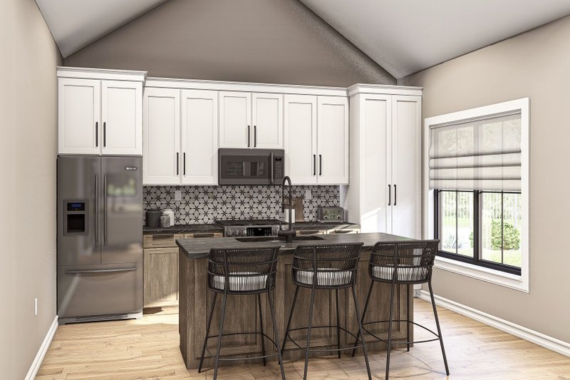 House Plan Design - Interior - Kitchen for Modern House Plan #455-474 - 1 bed, 1 bath