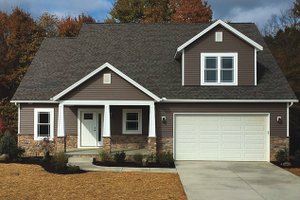 Home Plan - Craftsman Exterior - Front Elevation Plan #20-2261