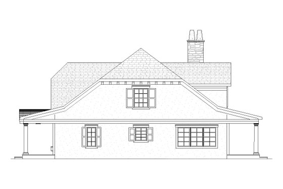 Exterior - Other Elevation 1 for Craftsman House Plan #901-31 - 4 bed, 2.5 bath