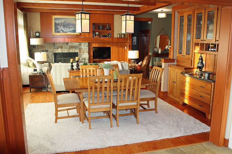House Blueprint - Living/Dining Area 