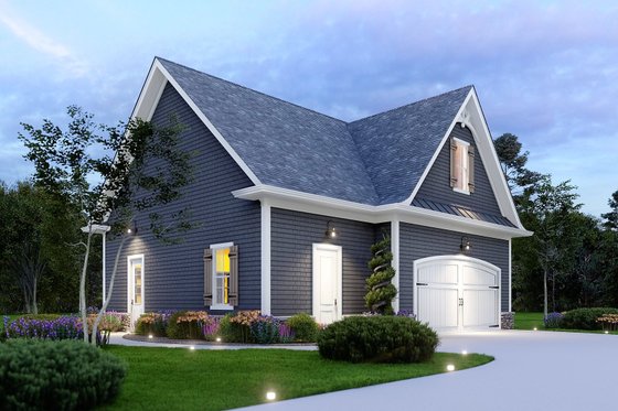 Exterior - Other Elevation 1 for Traditional House Plan #54-558, 0 bath