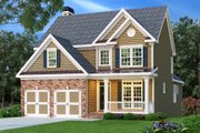 Traditional Style House Plan - 3 Beds 2.5 Baths 2028 Sq/Ft Plan #419-133 