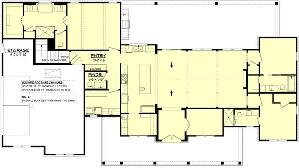 Farmhouse Floor Plan - Other Floor Plan #430-421