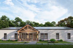 Dream House Plan - Barndominium Exterior - Front Elevation Plan #1117-5