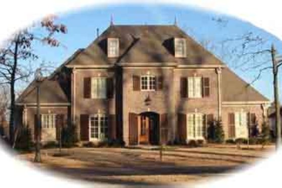 Exterior - Front Elevation for Traditional House Plan #81-644 - 4 bed, 4 bath