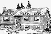 Traditional Style House Plan - 3 Beds 2 Baths 1173 Sq/Ft Plan #18-312 
