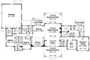 Ranch Style House Plan - 3 Beds 2.5 Baths 3459 Sq/Ft Plan #124-1115 