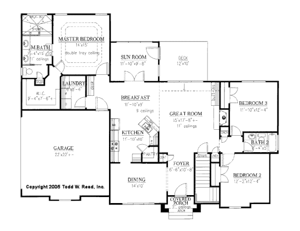 House Design - European Floor Plan - Main Floor Plan #437-22