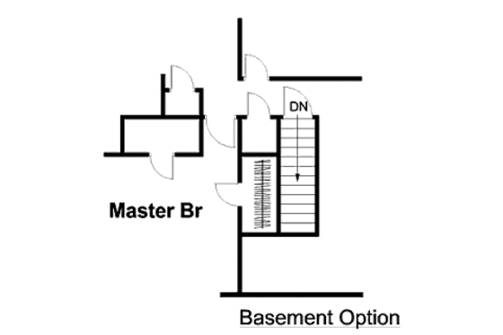 Floor Plan - Other Floor for Farmhouse House Plan #312-717 - 3 bed, 2 bath