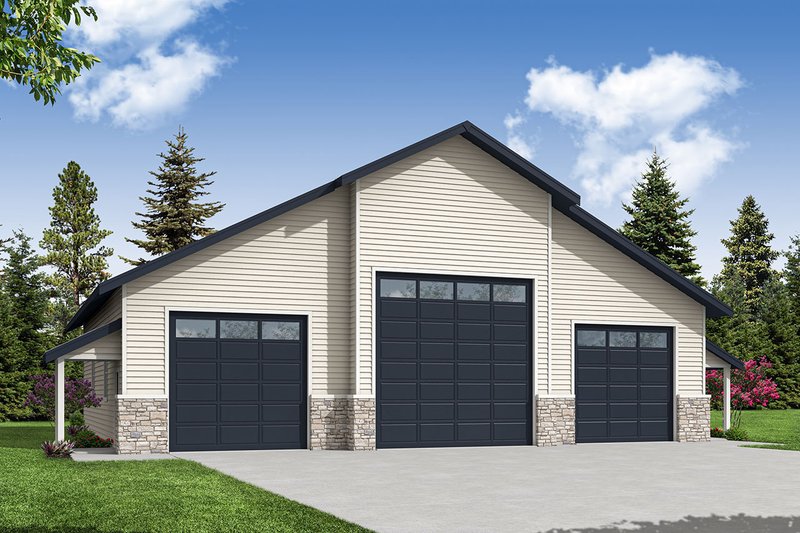 Dream House Plan - Traditional Exterior - Front Elevation Plan #124-1376
