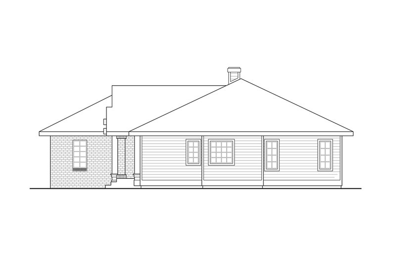 Home Plan - Exterior - Other Elevation 1 House Plan #124-105 - 3 bed, 2 bath