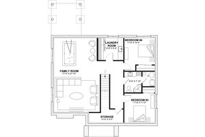 Modern Style House Plan - 4 Beds 2 Baths 2630 Sq/Ft Plan #23-2762 ...