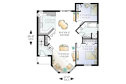 Traditional Style House Plan - 2 Beds 1 Baths 975 Sq/Ft Plan #23-144 