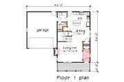 Southern Style House Plan - 3 Beds 2.5 Baths 1435 Sq/Ft Plan #79-201 