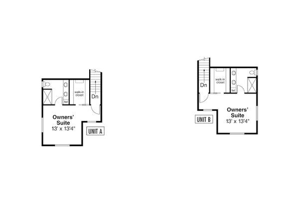 Dream House Plan - Contemporary Floor Plan - Upper Floor Plan #124-1360