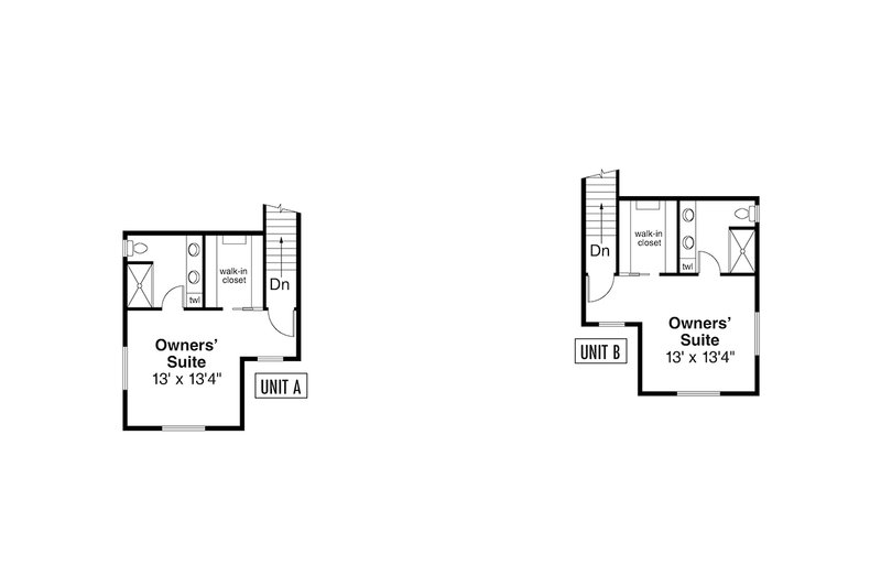 Dream House Plan - Floor Plan - Upper Floor for Contemporary House Plan #124-1360 - 6 bed, 4.5 bath