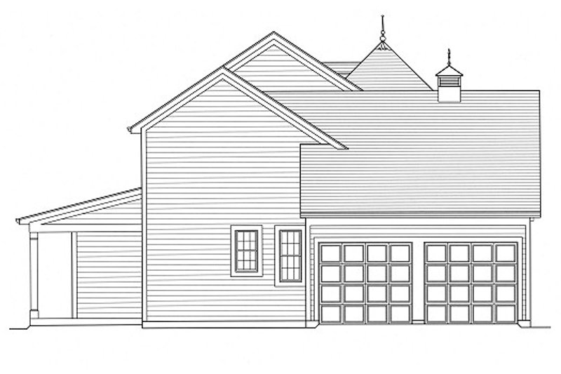Dream House Plan - Exterior - Other Elevation for Country House Plan #46-506 - 4 bed, 2.5 bath