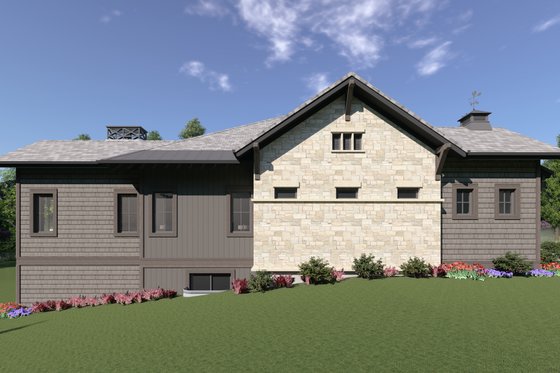 Exterior - Other Elevation 1 for Farmhouse House Plan #1069-21 - 2 bed, 2.5 bath
