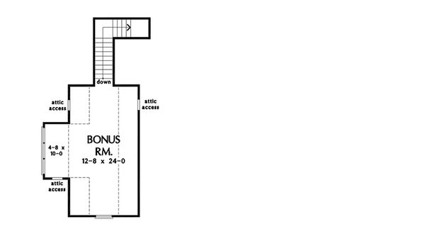 Dream House Plan - Optional Bonus Level