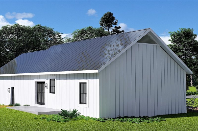 Dream House Plan - Exterior - Other Elevation for Ranch House Plan #44-257 - 3 bed, 2 bath