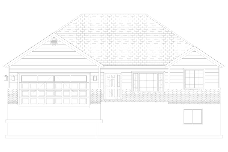 Home Plan - Exterior - Front Elevation 4 for Traditional House Plan #1060-219 - 3 bed, 2 bath