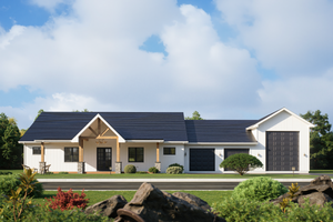 Dream House Plan - Farmhouse Exterior - Front Elevation Plan #1112-20