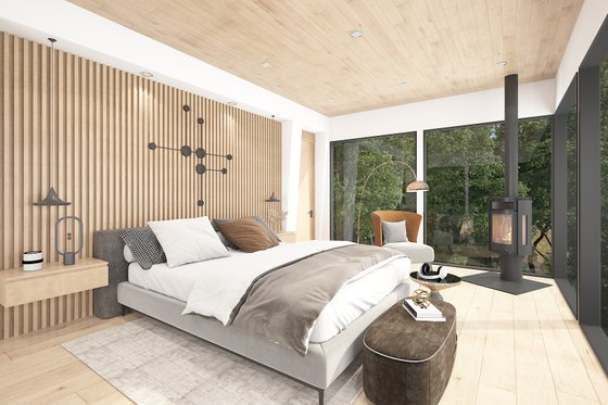 Interior - Other 5 for Modern House Plan #123-125 - 2 bed, 2 bath