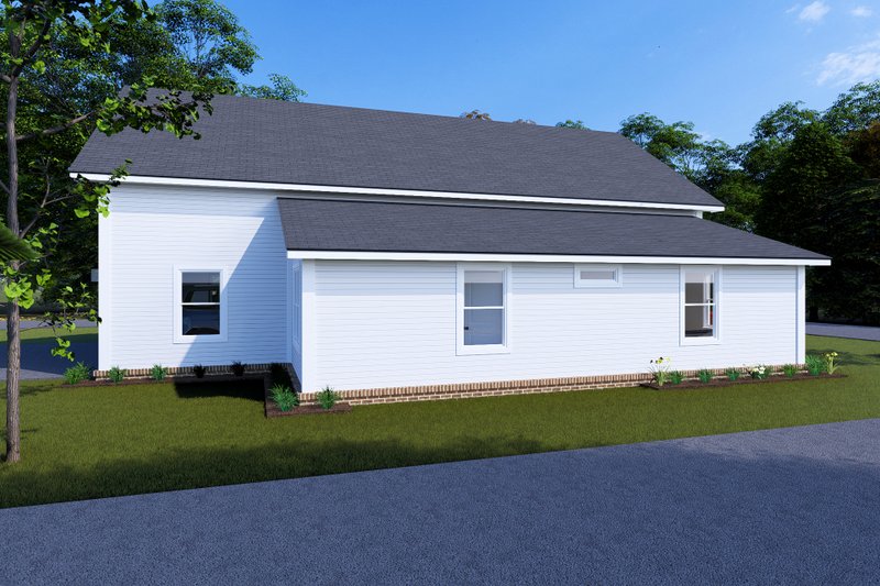 Architectural House Design - Exterior - Other Elevation 2 for Farmhouse House Plan #513-2254 - 4 bed, 3 bath