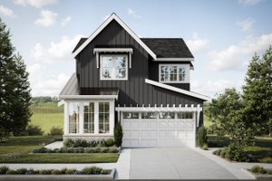 Farmhouse Exterior - Front Elevation Plan #1114-110