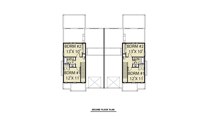 Dream House Plan - Floor Plan - Upper Floor for Traditional House Plan #1070-195 - 3 bed, 2 bath