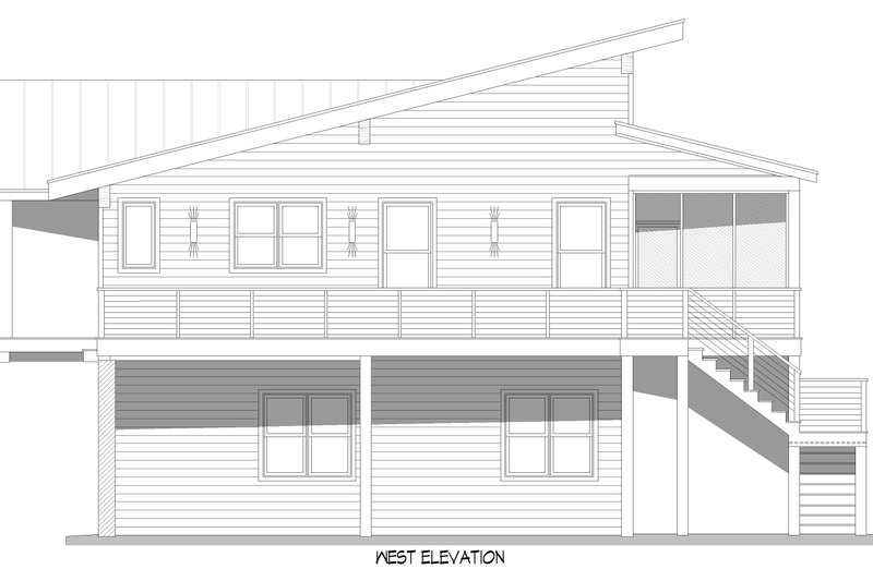 Architectural House Design - Exterior - Other Elevation for Country House Plan #932-1386 - 3 bed, 2.5 bath