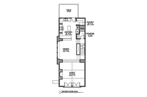 Floor Plan - Main Floor for Mediterranean House Plan #449-19 - 3 bed, 3.5 bath