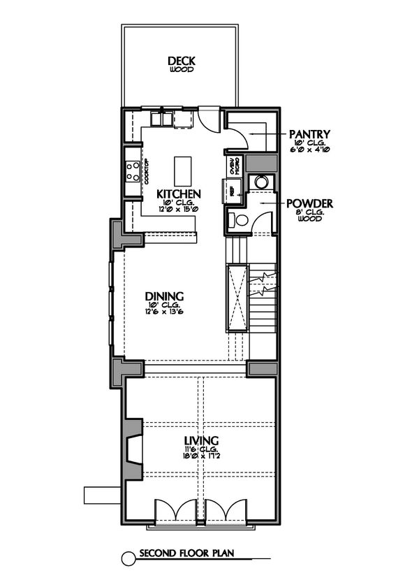 Mediterranean Floor Plan - Main Floor Plan #449-19