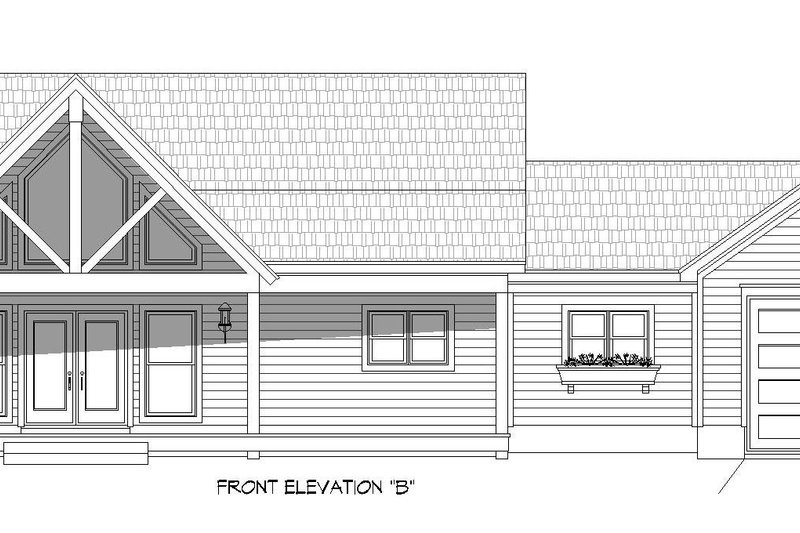 Home Plan - Exterior - Front Elevation 3 for Country House Plan #932-606 - 3 bed, 3 bath