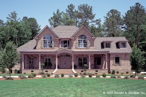 Country Exterior - Front Elevation Plan #929-12