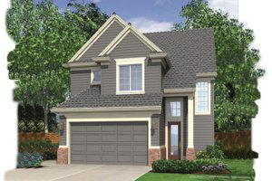 Traditional Exterior - Front Elevation Plan #48-136